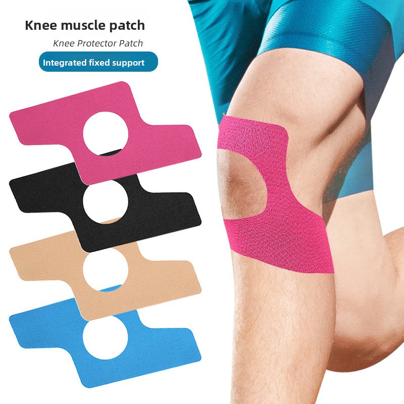 Sports Taping Precut - แผ่นแปะกล้ามเนื้อแบบยืดหยุ่น ตัดตามรูปทรง ป้องกันการเสียดสี ช่วยพยุงและยึดเกาะ สำหรับกีฬา วิ่ง