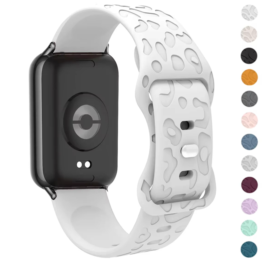 Health Wellness Bracelet - สายรัดข้อมือซิลิโคนสำหรับนาฬิกา Redmi Watch 5 4 ลายเสือดาว