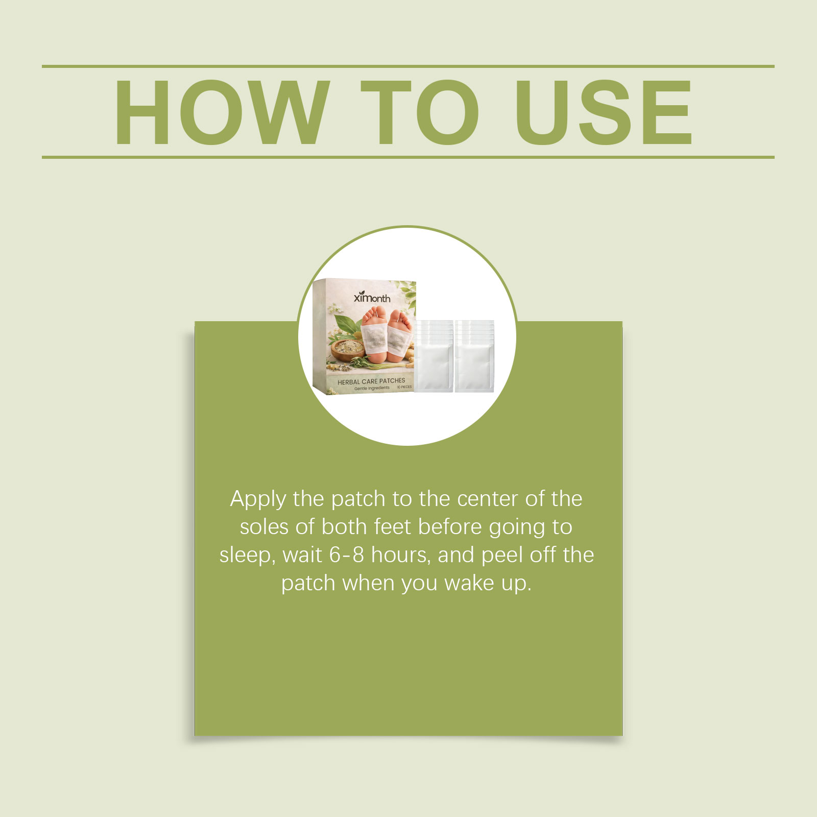 Detox Foot Patch - แผ่นแปะเท้าดีท็อกซ์สมุนไพรธรรมชาติ อุปกรณ์ดูแลเท้าเพื่อการดีท็อกซ์ร่างกาย ช่วยล้างสารพิษในร่างกาย หลับลึก ผ่อนคลายความเครียด ดูแลประจำวัน