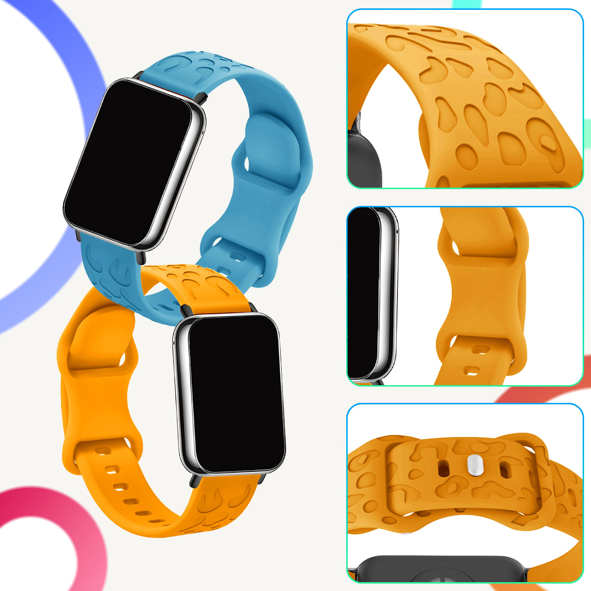 สายรัดข้อมือซิลิโคนสำหรับนาฬิก - Health Wellness Bracelet บทวิจารณ์และราคา