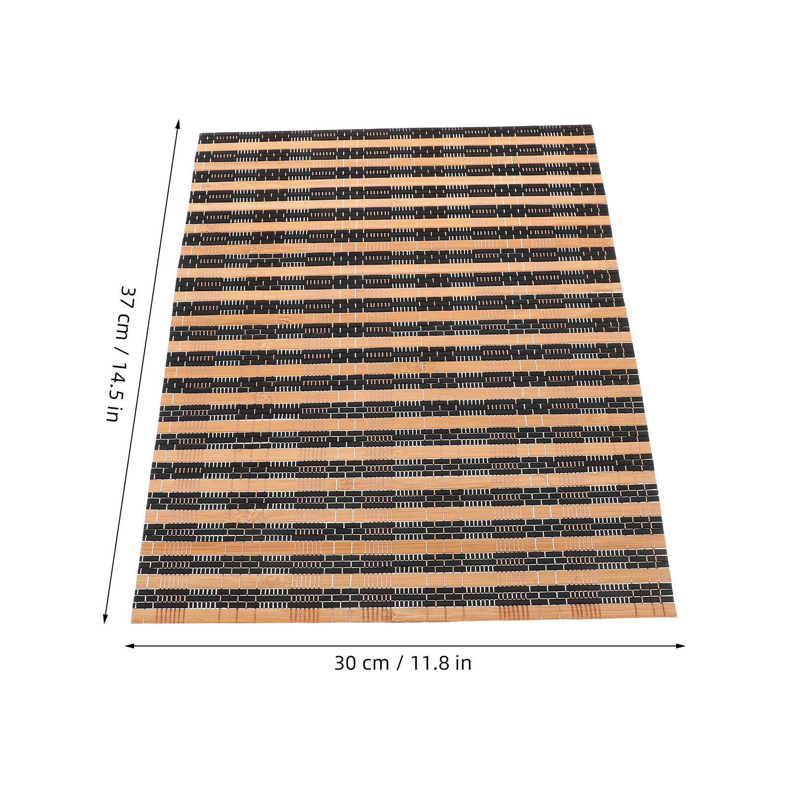 2 ชิ้น พรมเช็ดเท้าไม้ไผ่ธรรมชา - Bamboo Bath Mat บทวิจารณ์และราคา