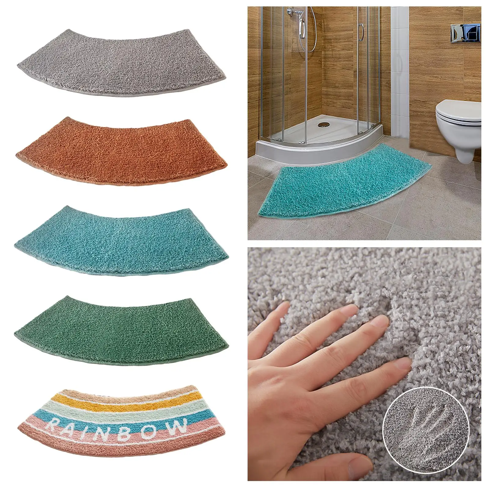 แผ่นรองอาบน้ำโค้ง แผ่นรองห้องน - Bamboo Bath Mat บทวิจารณ์และราคา