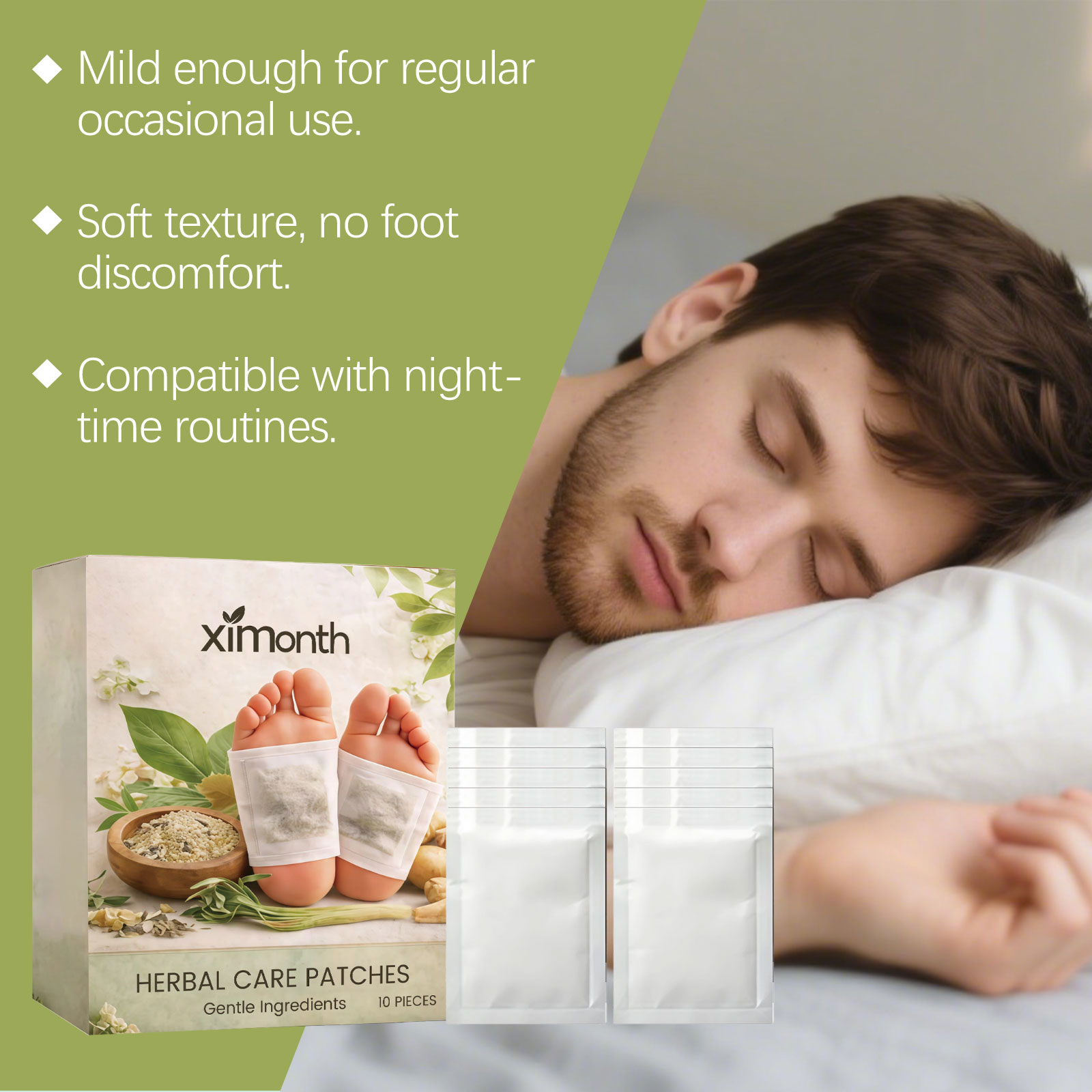 แผ่นแปะเท้าดีท็อกซ์สมุนไพรธรรม - Detox Foot Patch บทวิจารณ์และราคา